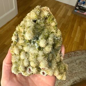Epidote and Quartz Cluster